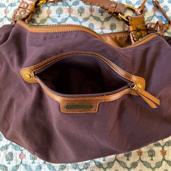 ISABELLA FIORE Morgan Embroidered Butterfly Boho Beaded Bag + Suede Wristlet - Picture 8 of 15